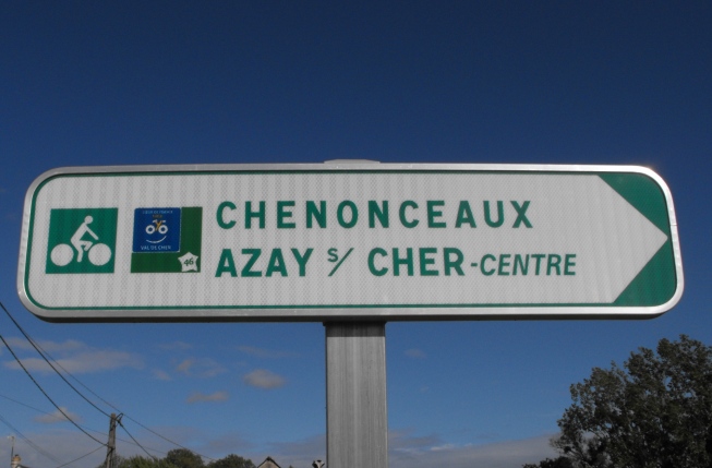 Panneau de direction vers Chenonceaux