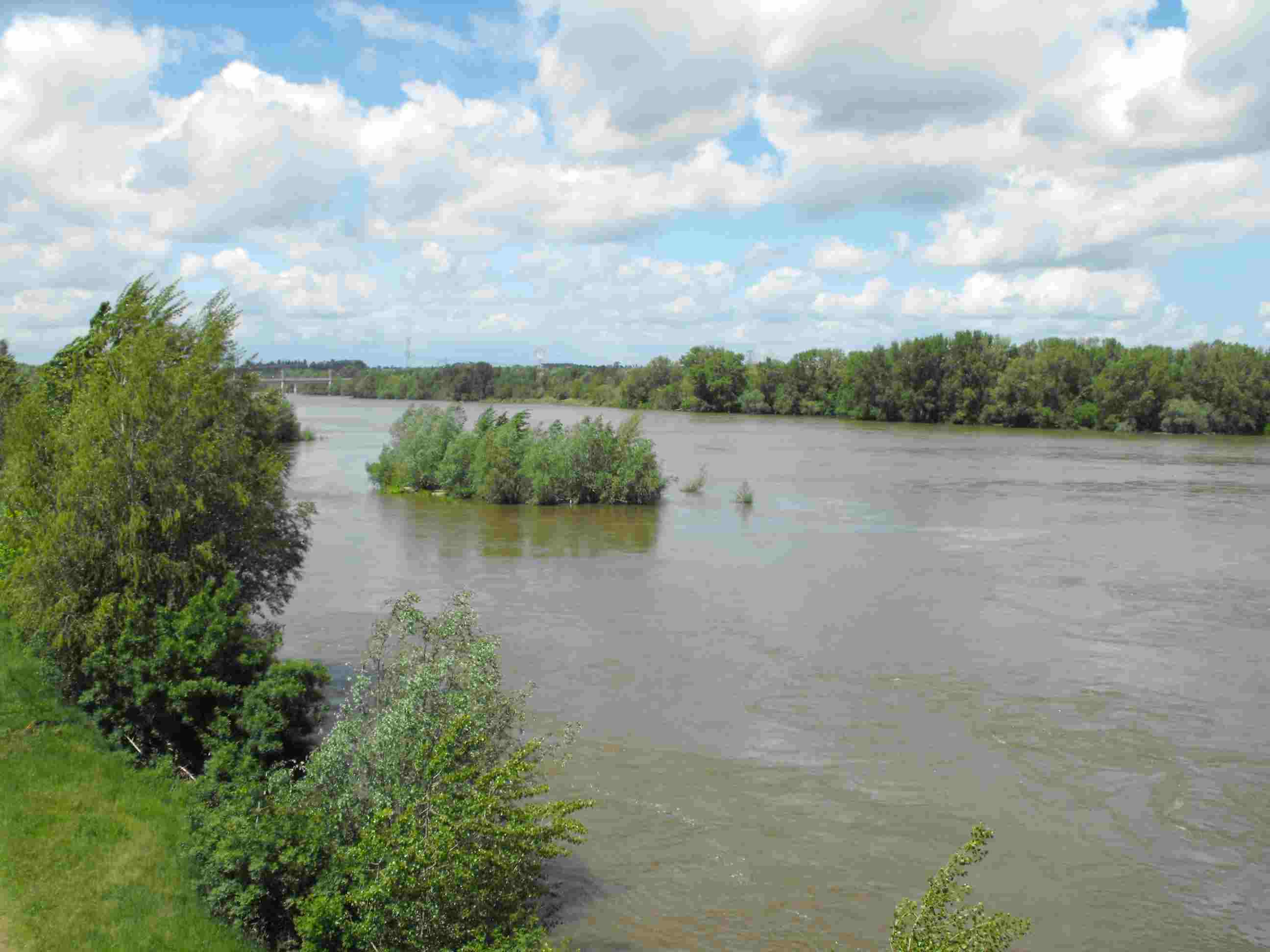 Vue de la Loire entre Vouvray et Montlouis