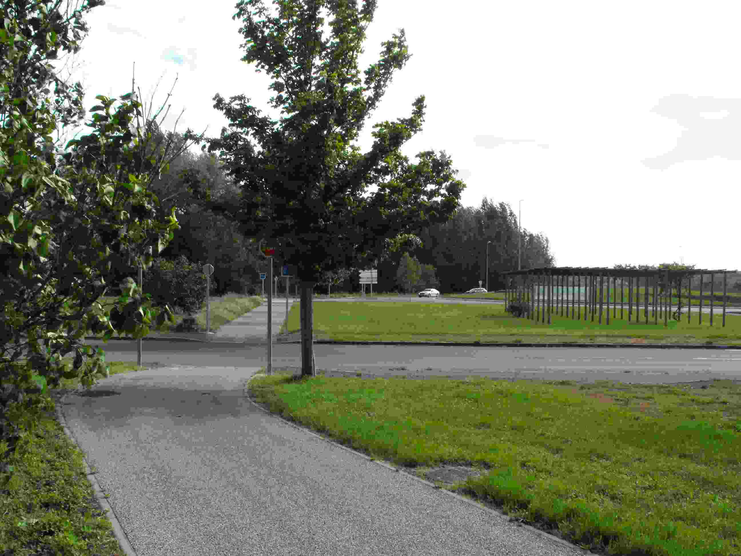 Piste cyclable dans Montlouis sur Loire